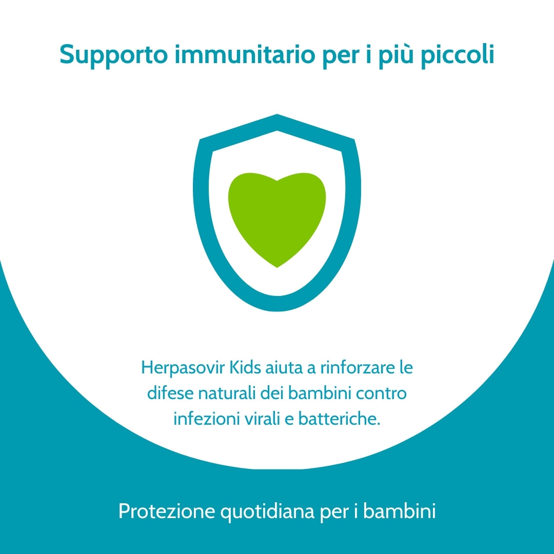 Herpasovir KIDS – Integratore Alimentare Antivirale per Bambini